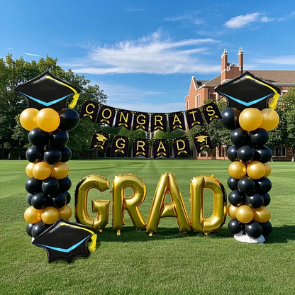 Graduation Hat Foil Balloons | Celebrate Academic Achievements in Style 🎓🎈