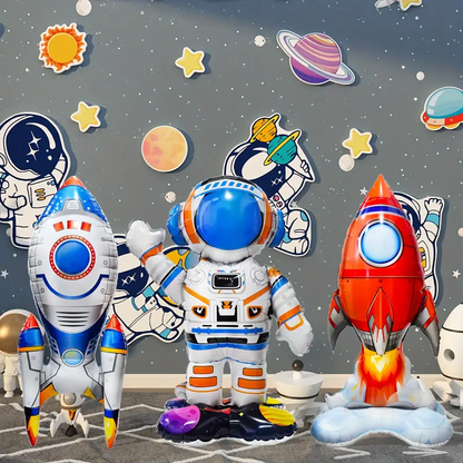 Rocket Foil Balloon | Space-Themed Party Decoration 🚀👨‍🚀🎈