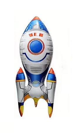Rocket Foil Balloon | Space-Themed Party Decoration 🚀👨‍🚀🎈
