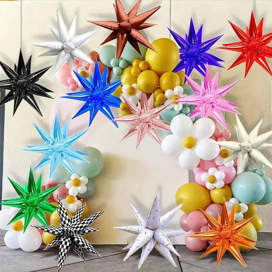 Starburst Foil Balloon | Bold & Dazzling Party Decoration for Celebrations That Shine ✨🎈