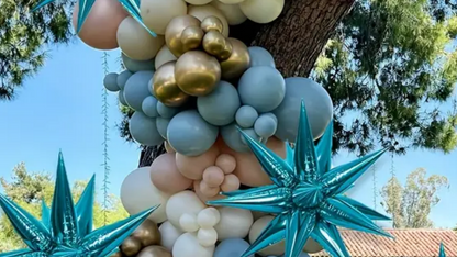 Starburst Foil Balloon | Bold & Dazzling Party Decoration for Celebrations That Shine ✨🎈