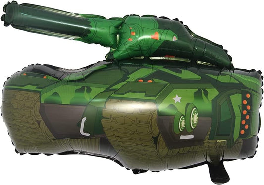28-Inch Military Tank Foil Balloon | Action-Packed Party Decoration for Army & Combat Themes 🎖️🎈